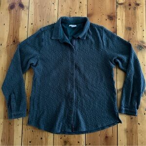 Carbon2Cobalt Mens Size XL (fits Size L) Green Long Sleeve Button-Down Shirt